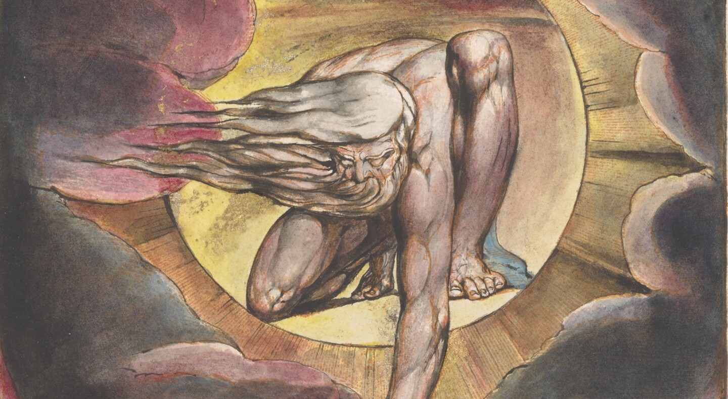 William Blake (1757–1827) Europe a Prophecy, 1794 Relief- und Weißlinienradierung, koloriert, 30,3 x 23,1 cm © The Fitzwilliam Museum, Cambridge