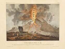 Auguste Desperet (1804–1865)  Dritter Ausbruch des Vulkans von 1789, 1833, Privatsammlung, Hamburg