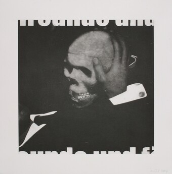 Rosemarie Trockel (*1952) Für Freunde und Förderer III, 2004, Hamburger Kunsthalle, Kupferstichkabinett, erworben 2004 von der Griffelkunst-Vereinigung Hamburg e. V. © VG Bild-Kunst, Bonn 2024 Foto: Griffelkunst-Vereinigung Hamburg e. V.