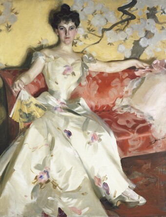Anders Zorn (1860–1920), Elizabeth Sherman Cameron, 1900, Öl auf Leinwand, 147,5 x 113,5 cm, Privatsammlung, © Amells Fine Art Gallery, Stockholm, Foto: Patric Evinger