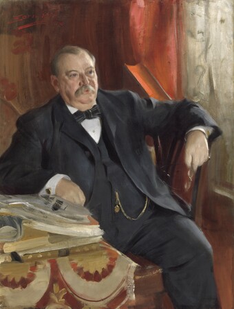 Anders Zorn (1860–1920), Stephen Grover Cleveland, 1899, Öl auf Leinwand, 122 x 91,5 cm, National Portrait Gallery, Smithsonian Institution, Washington Schenkung des Reverends Thomas G. Cleveland