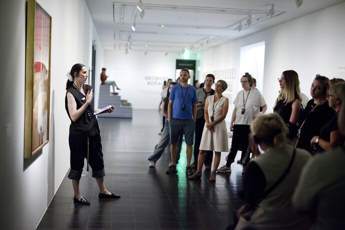 Prideweek _ Queere Führung _ Nina Kuttler &copy; Vera Drebusch