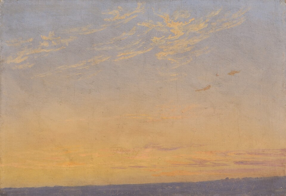 Caspar David Friedrich, Abend, 1824