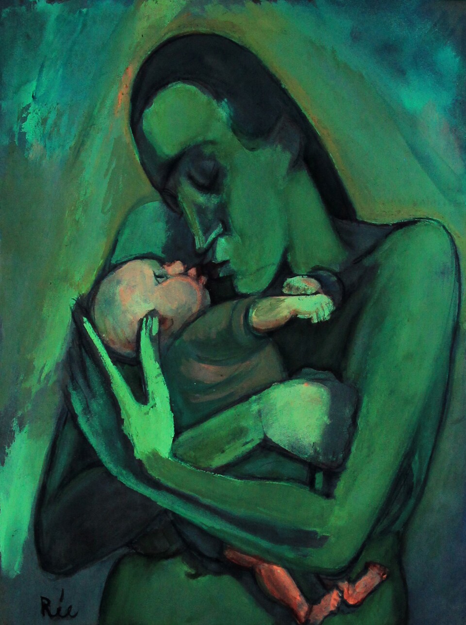 Anita Rée (1885–1933): Mutter und Kind, um 1915, Foto: Sabine Zorn