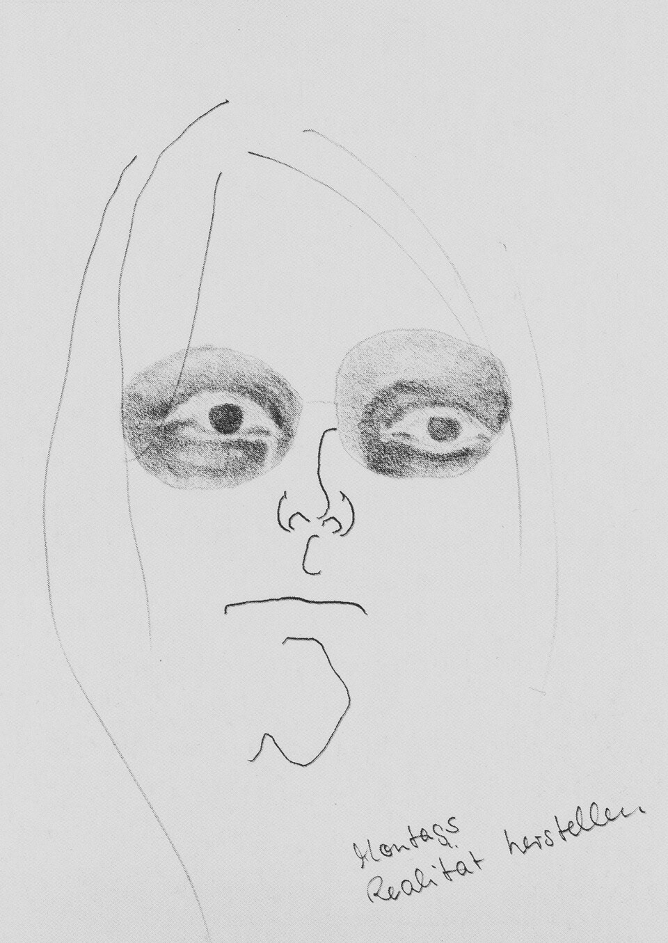 Hilka Nordhausen (1949-1993), Ohne Titel (Montags Realität herstellen), 1973, © ARCHIV Hilka Nordhausen