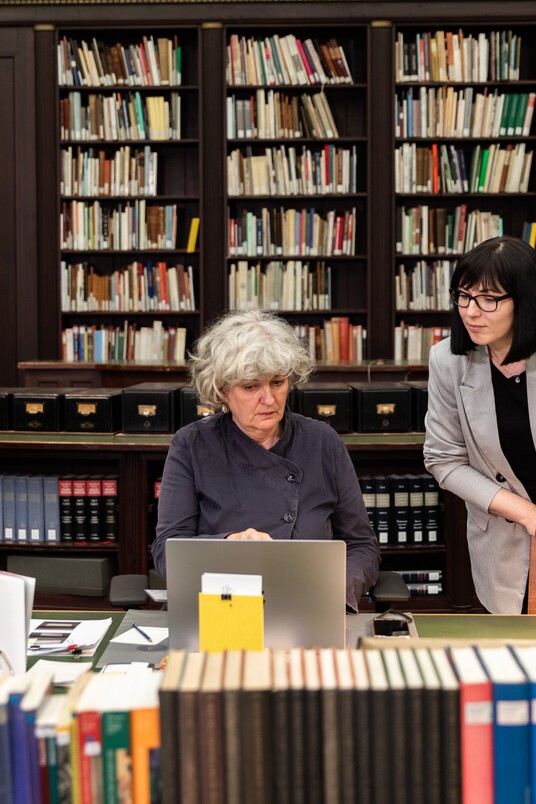 Bibliothek der Hamburger Kunsthalle, Foto: Fred Dott