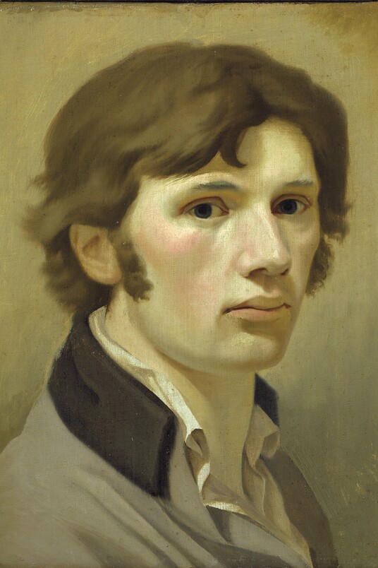 Philipp Otto Runge Selbstbildnis mit braunem Kragen, um 1802 © Hamburger Kunsthalle / bpk Foto: Elke Walford