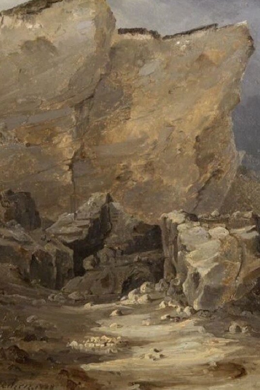 Carl Blechen (1798 - 1840), Öl auf Leinwand, Inv. Nr.: E-1323, Sammlung: Ehemaliger Bestand der Hamburger Kunsthalle, Stiftung Fürst-Pückler-Museum Park und Schloss Barnitz