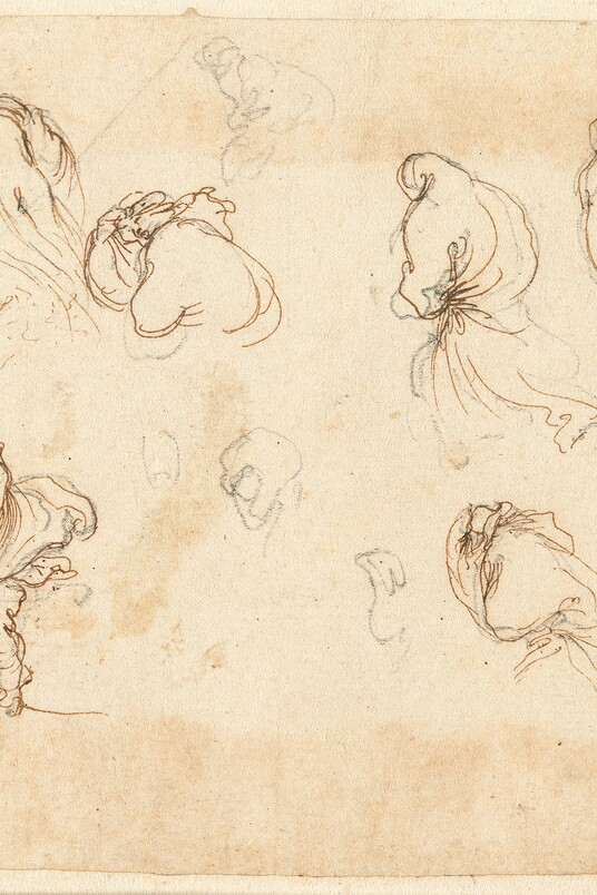 Hamburger Kunsthalle, Stefano della Bella, Schwarze Kreide oder Graphit?