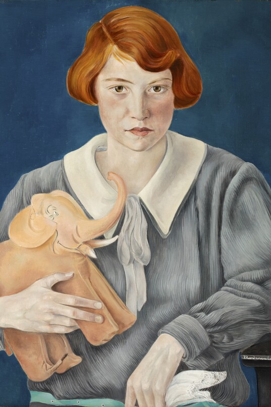 Otto Rodewald (1891–1960) Porträt Gerda Margarethe Rück, 1929 Öl auf Leinwand, 64 x 45,5 cm Hamburger Kunsthalle, erworben 2018 mit Mitteln der Campe'schen Historischen Kunststiftung © Privat  © Hamburger Kunsthalle / bpk  Foto: Christoph Irrgang 