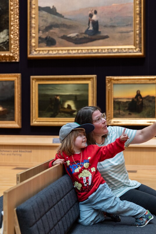 Hamburger Kunsthalle, Familienangebot, Foto: Fred Dott