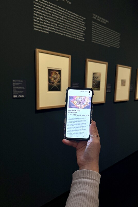 Hamburger Kunsthalle App, Audioguide zu William Blake