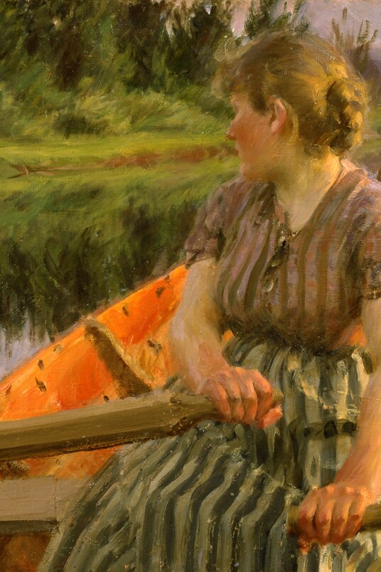 Anders Zorn (1860–1920), Mitternacht, 1891, Öl auf Leinwand, 69 x 103 cm, Zornmuseet, Mora © Zornmuseet, Mora