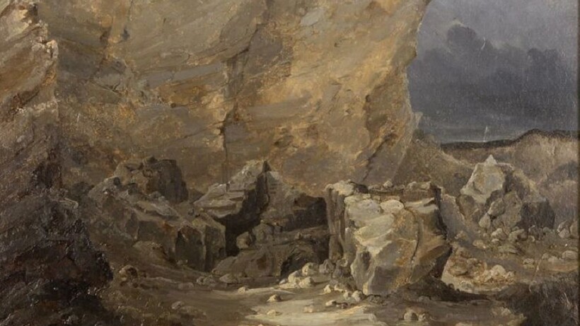 Carl Blechen (1798 - 1840), Öl auf Leinwand, Inv. Nr.: E-1323, Sammlung: Ehemaliger Bestand der Hamburger Kunsthalle, Stiftung Fürst-Pückler-Museum Park und Schloss Barnitz