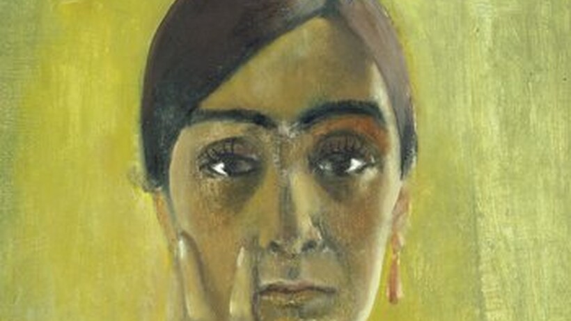 Ausstellungskatalogcover. Anita Rée Selbstbildnisse, erscheinen im Prestel Verlag