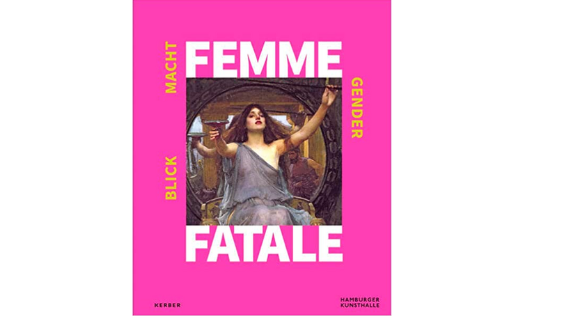 Katalogcover Femme Fatale mit Hintergrund