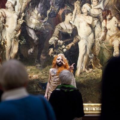 Dragführung Hamburger Kunsthalle, Lady Sasha, Foto: Vera Drebusch