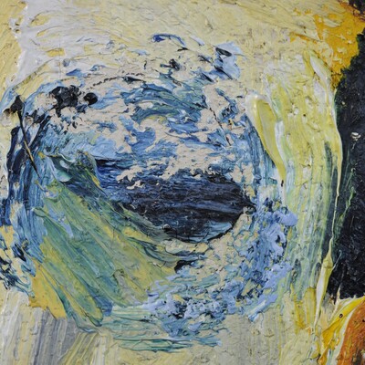 Emil Nolde, Herr und Dame (im roten Saal) (Detail: Auge), 1911, Öl auf Leinwand, 73cm x 88cm, Hamburger Kunsthalle © Nolde Stiftung Seebüll/Hamburger Kunsthalle/bpk Foto: Elke Walford