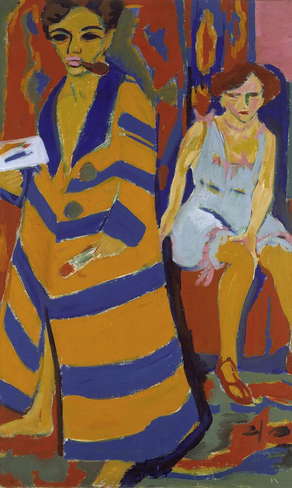 Selbstbildnis mit Modell