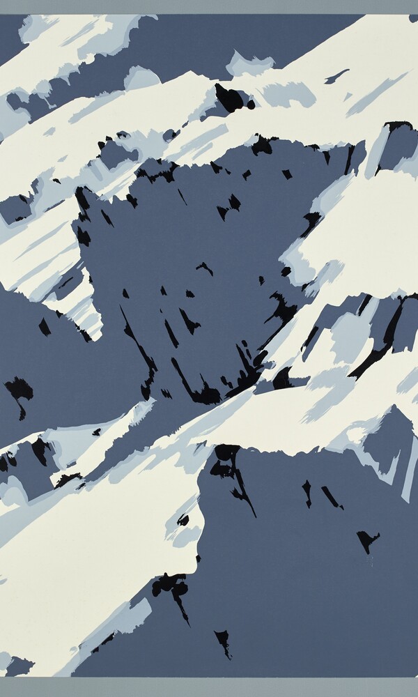 Gerhard Richter (*1932) Schweizer Alpen 1, 1969, Hamburger Kunsthalle, erworben 1971 von der Griffelkunst- Vereinigung Hamburg e. V. © Gerhard Richter 2025 (29072025), Foto: Griffelkunst-Vereinigung Hamburg e. V.