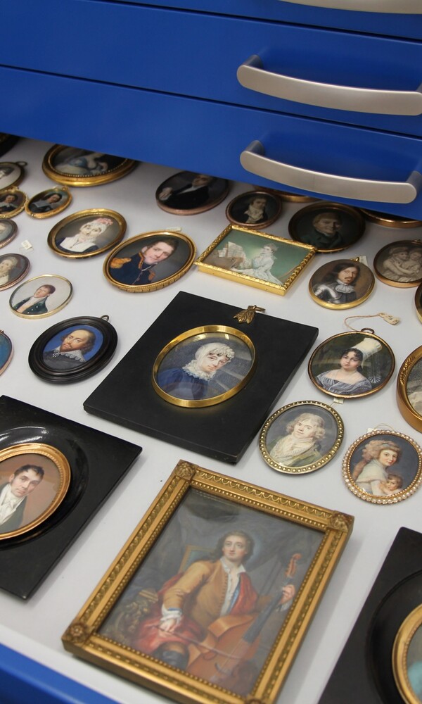 Blick auf einen Teil der Miniaturen der Hamburger Kunsthalle, Foto: Sabine Zorn