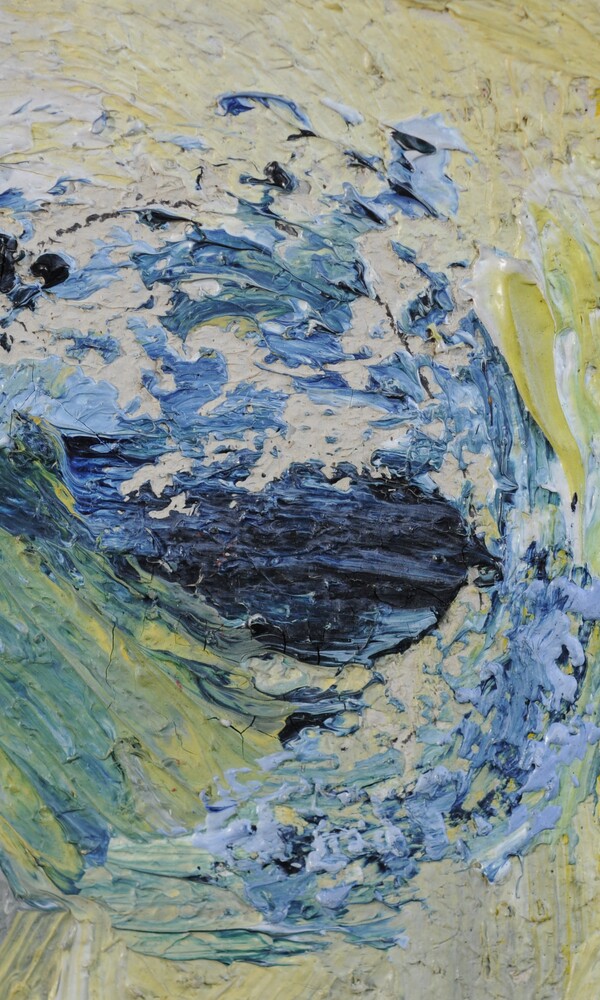 Emil Nolde, Herr und Dame (im roten Saal) (Detail: Auge), 1911, Öl auf Leinwand, 73cm x 88cm, Hamburger Kunsthalle © Nolde Stiftung Seebüll/Hamburger Kunsthalle/bpk Foto: Elke Walford