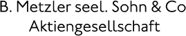 Logo_B. Metzler seel. Sohn & Co Aktiengesellschaft